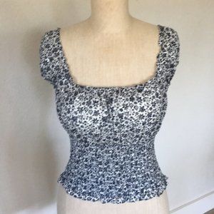 Shoshanna crop top - marked 10 runs small